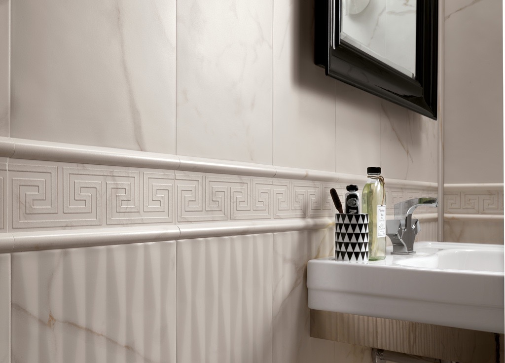 roma calacatta marble bathroom tiles