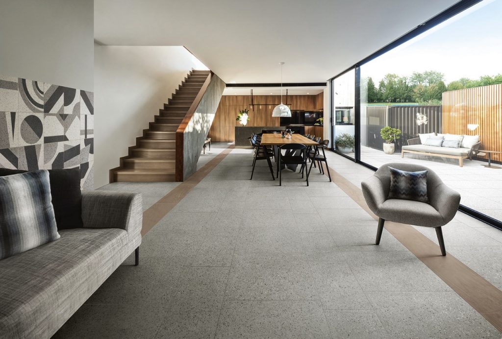 autore terrazzo living room tiles