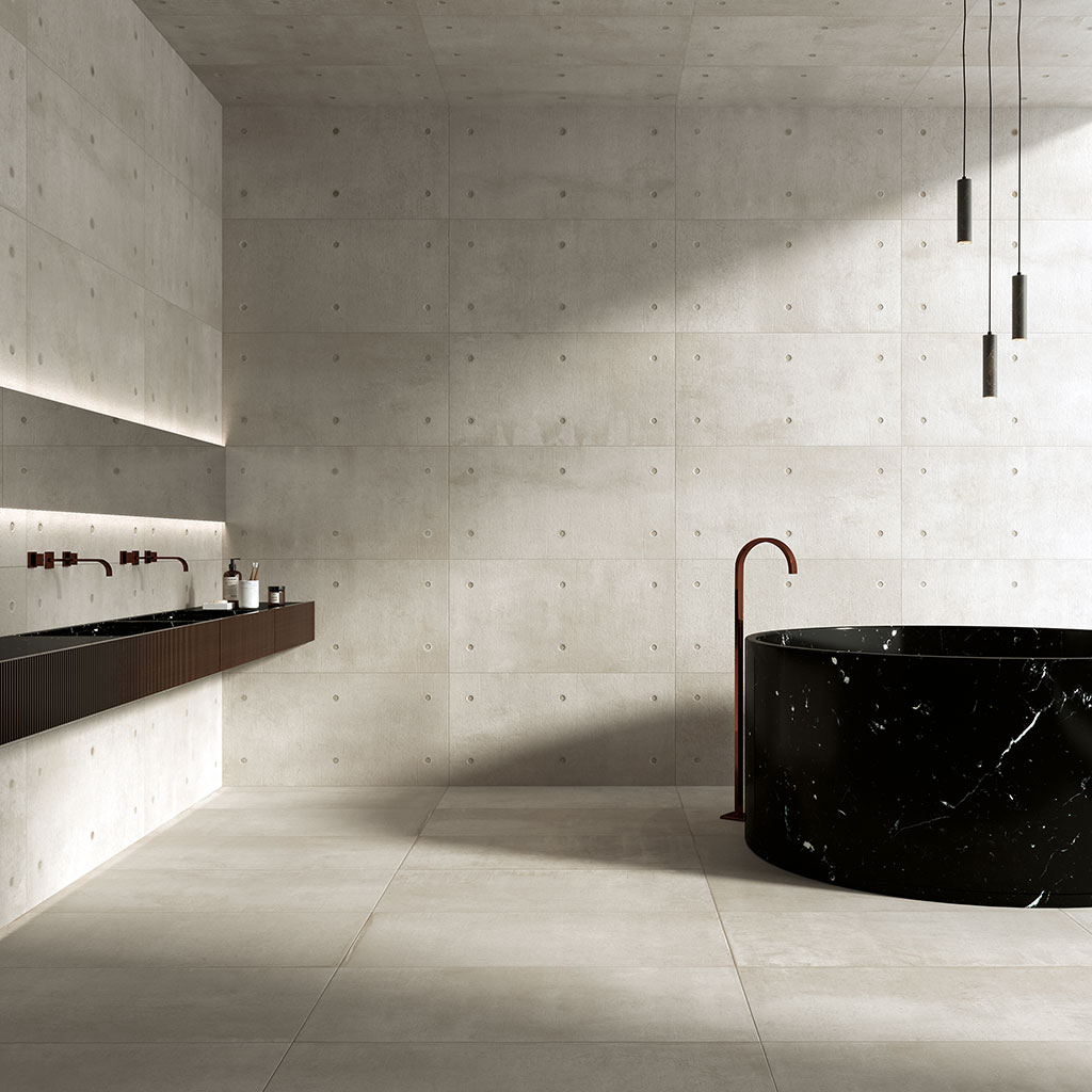 cement dot tiles