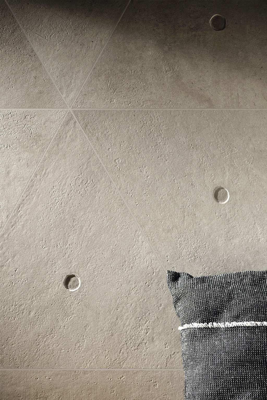 dot triangle cement