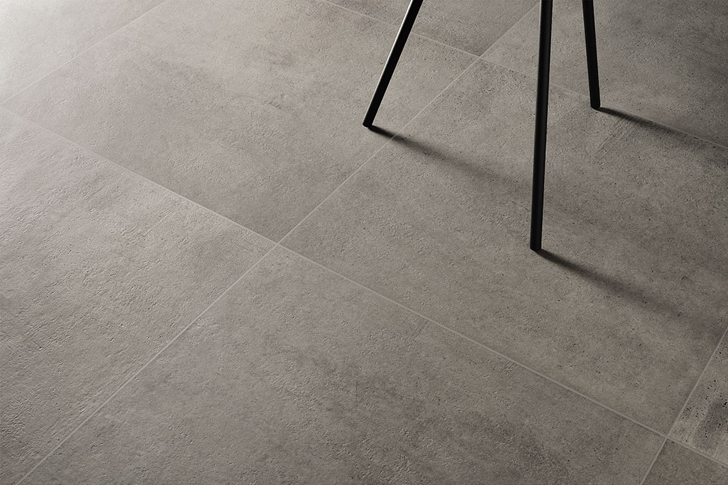 dark concrete tiles