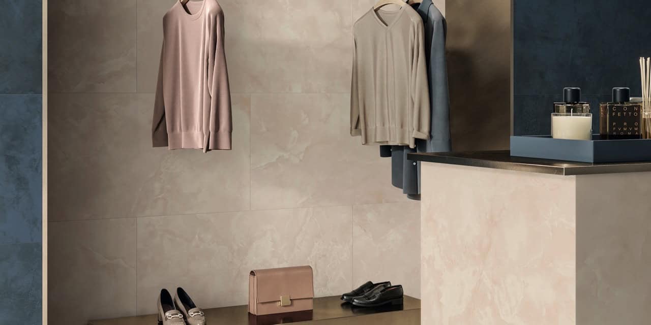 Anima Futura Amazing Silver 80x80 Lucidato; Anima Futura Pink Onyx 60x120 Lucidato; Anima Futura Pink Onyx 120x278 Lucidato; Join Ink 60x120 Soft (Slider)