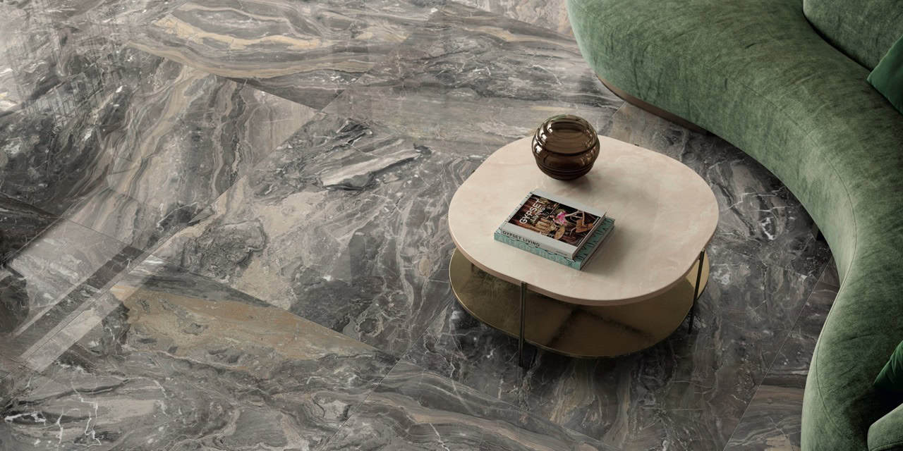 Anima Futura Keen Grey 120x120 Lucidato; Anima Futura Pink Onyx 120x278 Lucidato; Join Verve 120x278 Matt (Slider)