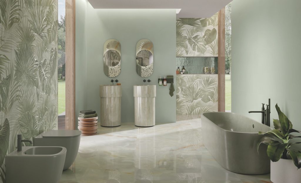 gemme green onix bathroom tiles