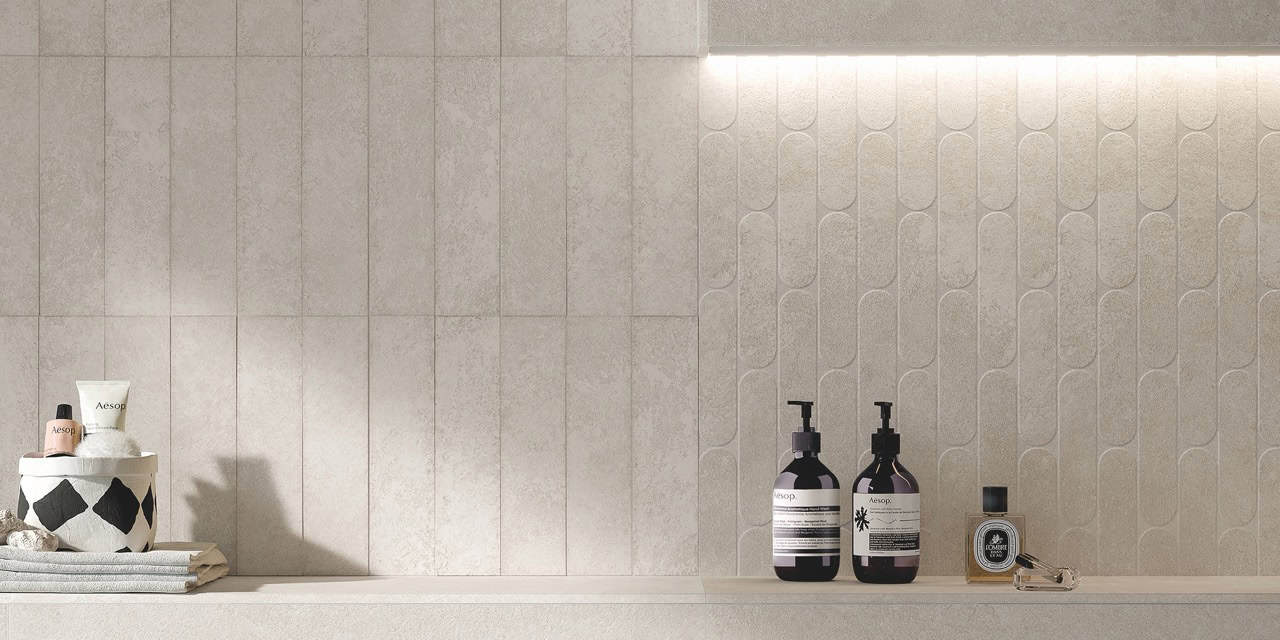 Nobu White Matt; Nobu White 6x24 Matt; Nobu White Curve 29x29.5 Matt (Slider)