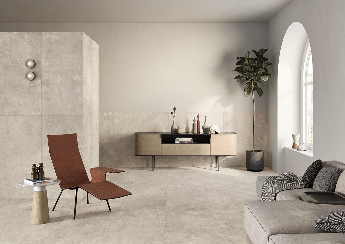 find ash porcelain floor tile