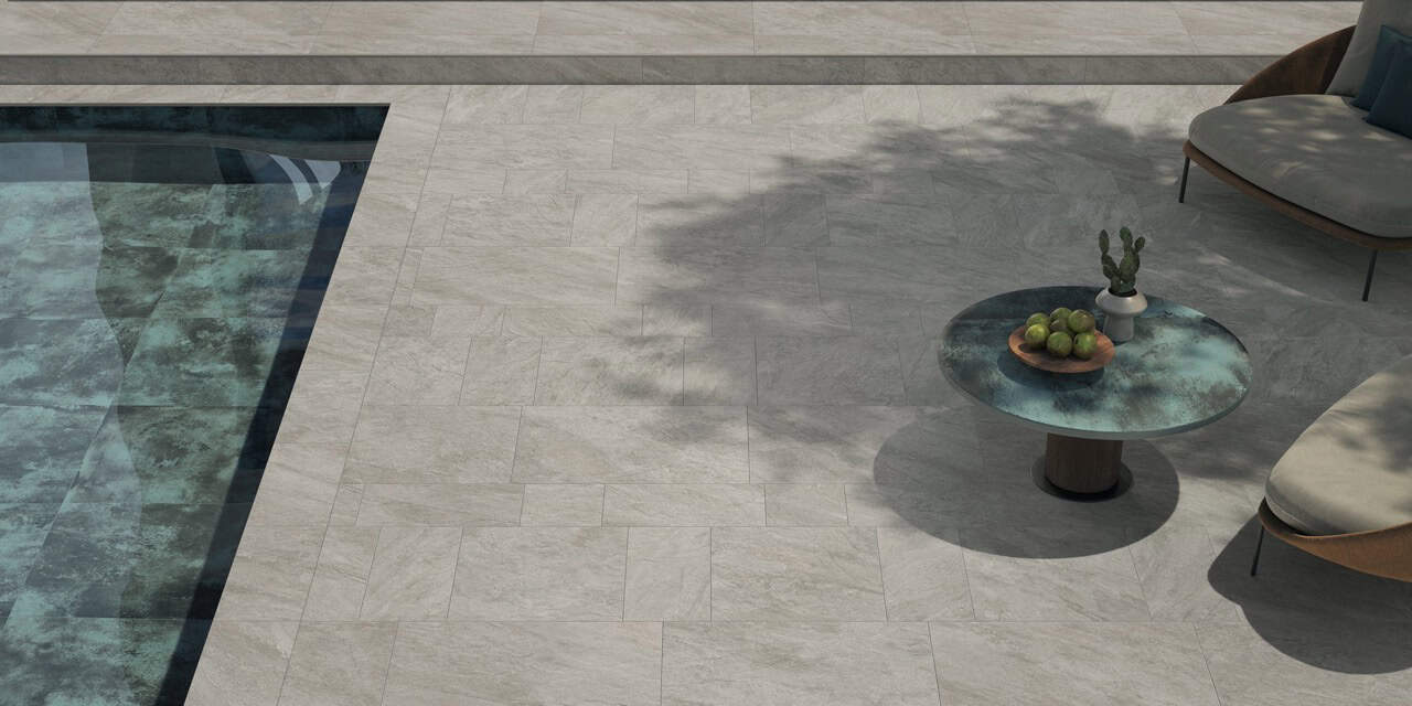 Quartz Essence Rocky AExtra20 Modulo 4 30x30/30x60/60x60/60x90 Textured; Quartz Essence Rocky 60x120 Matt; Alchemy Navy 120x278 Matt; Alchemy Navy 120x120 Matt (Slider)