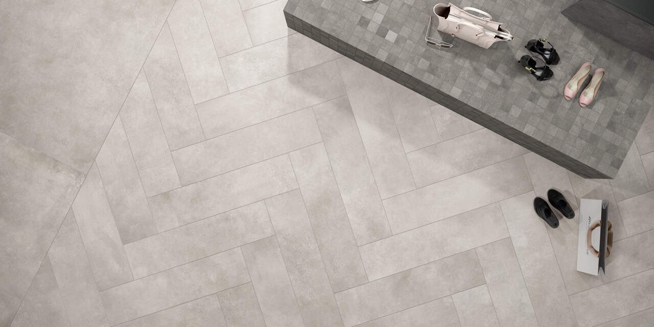 I.MAT Rule 120x120 Matt; I.MAT Rule 20x80 Matt; I.MAT Rule Pattern 60x120 Matt; I.MAT Cube Composizione M 30x30 Matt; I.MAT Cube 60x120 Matt; Alchemy Copper 120x278 Matt (Slider)
